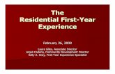 The Residential First Year Experience
