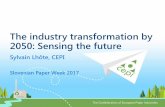 The industry transformation by 2050: Sensing the future