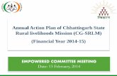 Annual Action Plan of Chhattisgarh State Rural livelihoods ...