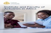 Institute and Faculty of Actuaries in Africa