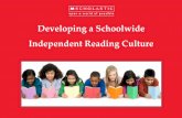 Developing a Schoolwide Independent Reading Culture