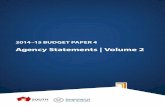 Agency Statements | Volume 2