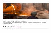 The Monthly Metals Index - Kriittiset materiaalit