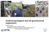 Surficial geological and till geochemical exploration