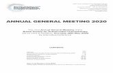 ANNUAL GENERAL MEETING 2020 - bsac.org.uk
