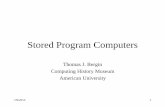 Early Stored Program Computers - Haverford College