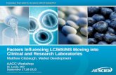 Factors Influencing LC/MS/MS Moving into Clinical and ...