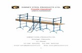 GIBNEY STEEL PRODUCTS LTD. Trestle Handrail