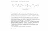 To Tell The Whole Truth? - Daily Diapers