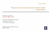 Museum resources and cross domain digital applications