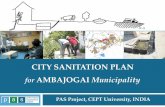 CITY SANITATION PLAN AMBAJOGAI Municipality