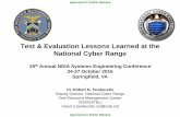 Test & Evaluation Lessons Learned at the National Cyber Range