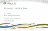 Operations Highlights Report
