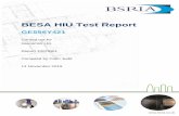 BESA HIU Test Report