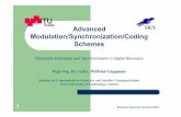 Advanced Modulation/Synchronization/Coding Schemes