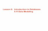 Introduction to Databases & E-R Data Modeling
