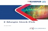 E Margin Stock Pick - HDFC securities