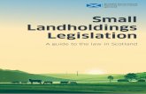 Small Landholdings Legislation