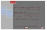 Business and Society in a Global Economy Abstracts
