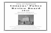 City of Oakland Citizens’ Police Review Board