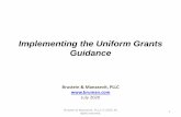 Implementing the Uniform Grants Guidance