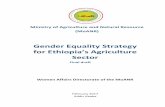 Gender&Equality&Strategy& for&Ethiopia’s&Agriculture& Sector&