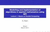 Modelling and implementation of algorithms in applied ...