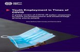 Youth Employment in Times of COVID