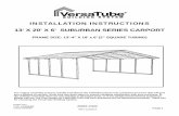 INSTALLATION INSTRUCTIONS - DIY Steel Building Kits