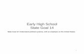Early High School State Goal 14