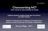 Characterizing NCk