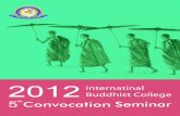 International Buddhist College Seminar 2012