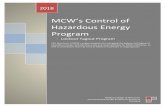MCW’s Control of Hazardous Energy Program