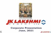 Corporate Presentation June, 2021