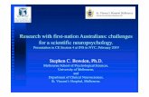 Research with first-nation Australians: challenges for a ...