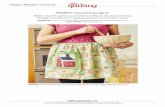 Make a handy apron accented by a House block pocket big ...
