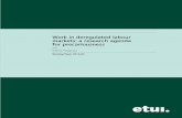 Work in deregulated labour markets: a research agenda for ...