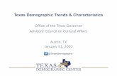 Texas Demographic Trends & Characteristics