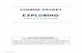COURSE PACKET - Exploring