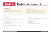 Unit 4 Public transport