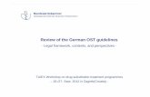 Review of the German OST guidelines - gov.hr