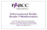 Informational Guide Grade 7 Mathematics