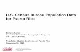 U.S. Census Bureau Population Data for Puerto Rico