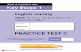 Paper 1: reading prompt and answer booklet