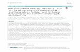 Multicomponent intervention versus usual care for ...