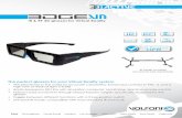IR & RF 3D glasses for Virtual Reality - Volfoni