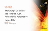 Interchange Guidelines and Tests for ACEA Performance ...