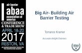 Big Air- Building Air Barrier Testing - ABAA Conference