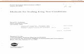 NASA Technical Memorandum 106827 // Methods for Scaling ...