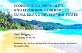 Economic vulnerability and economic resilience of small ...